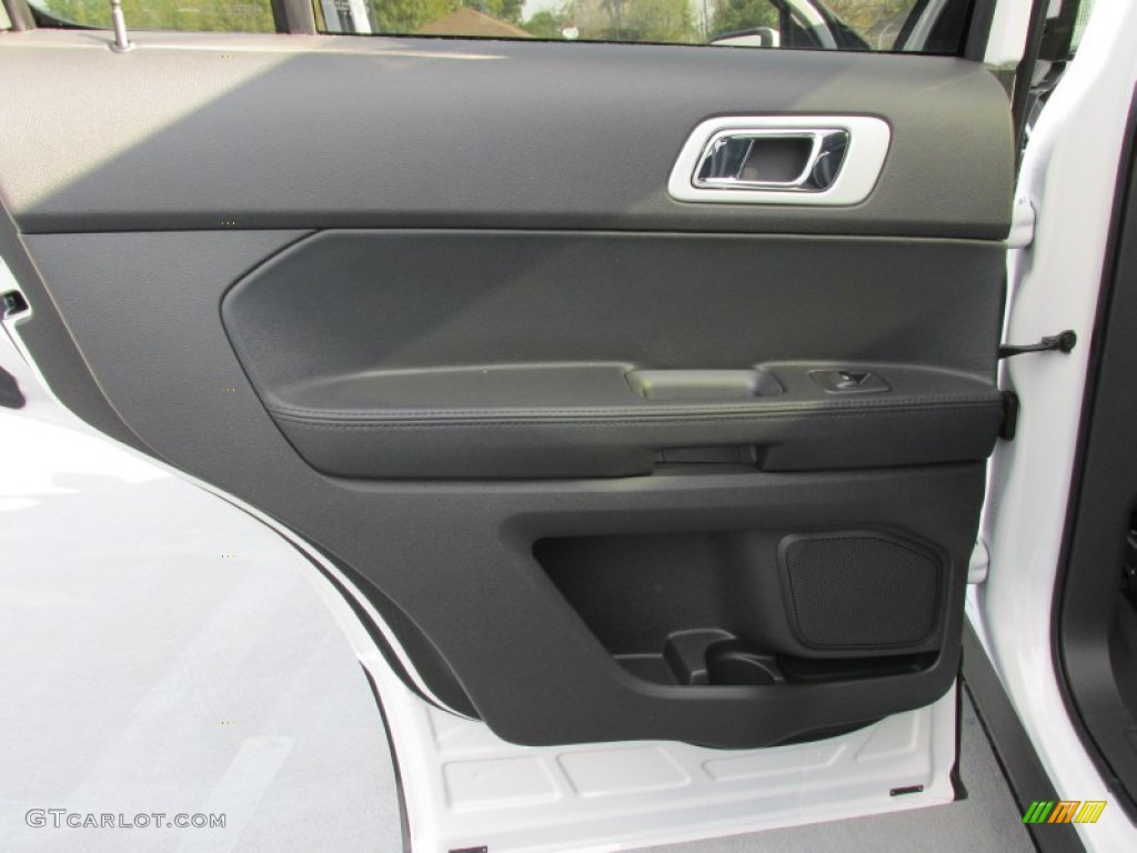 2015 Explorer Limited - White Platinum / Charcoal Black photo #23