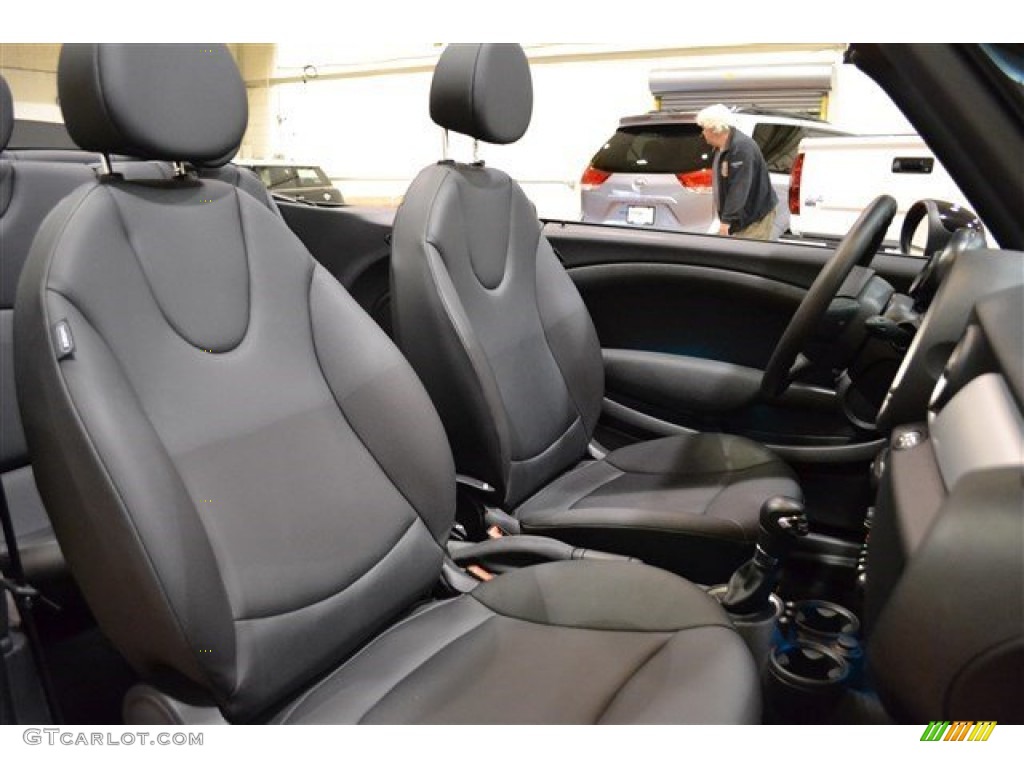 2014 Cooper Convertible - Ice Blue / Carbon Black photo #6