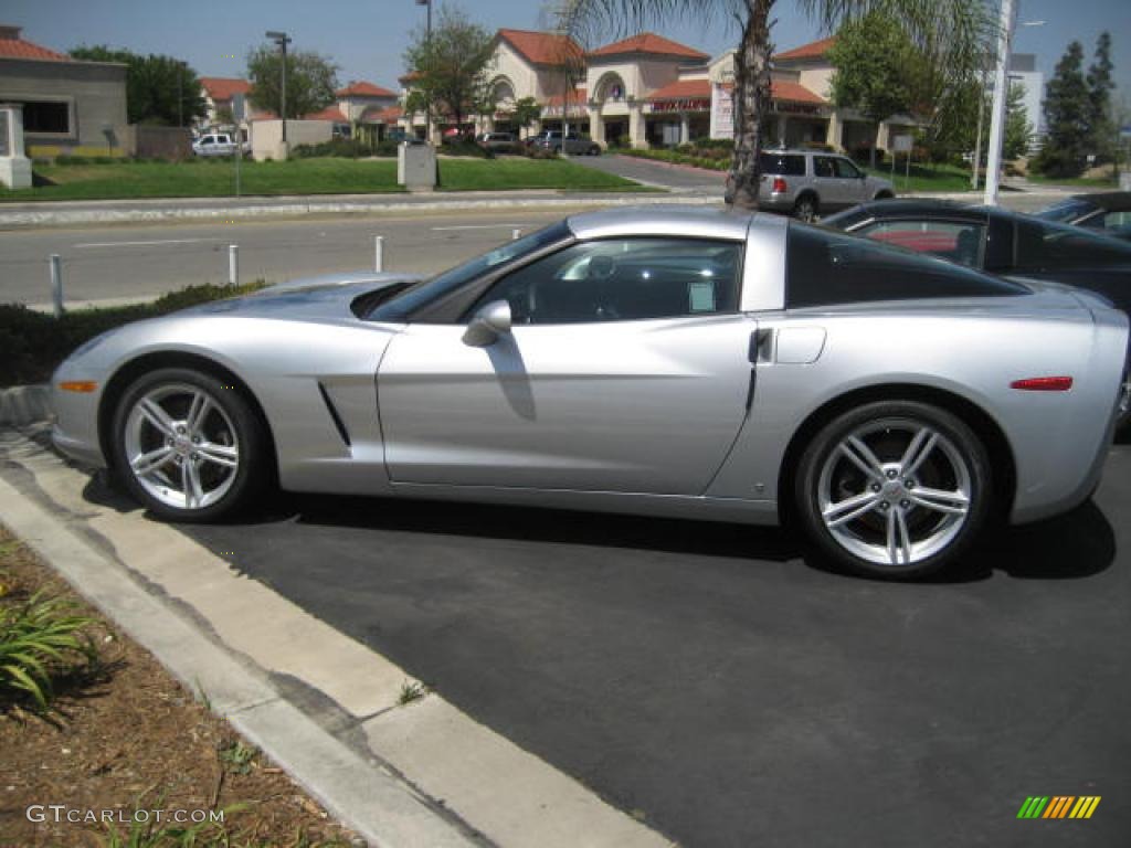 2009 Corvette Coupe - Blade Silver Metallic / Ebony photo #1