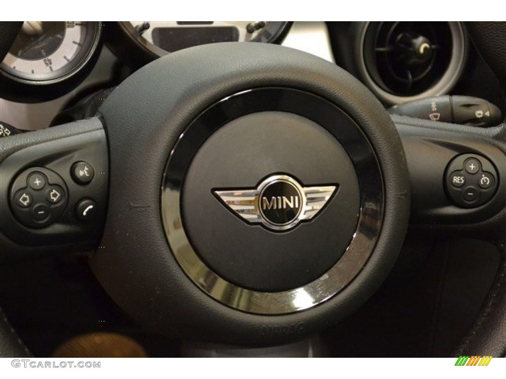 2014 Cooper Convertible - Ice Blue / Carbon Black photo #24