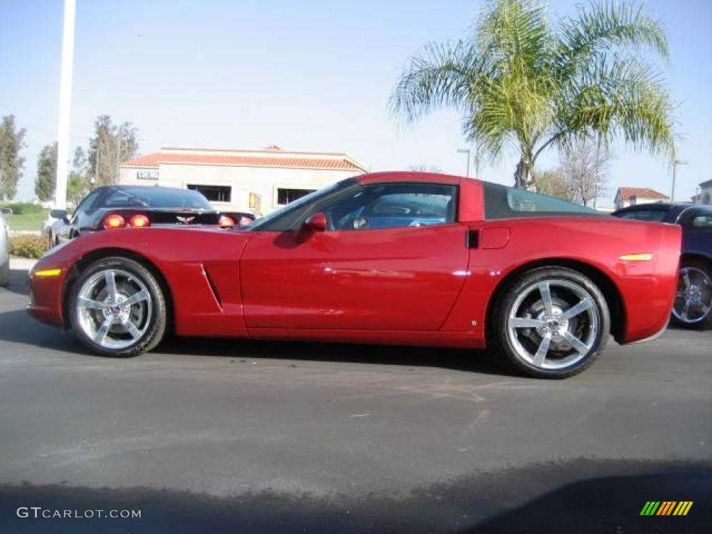 2009 Corvette Coupe - Crystal Red Metallic / Ebony photo #1