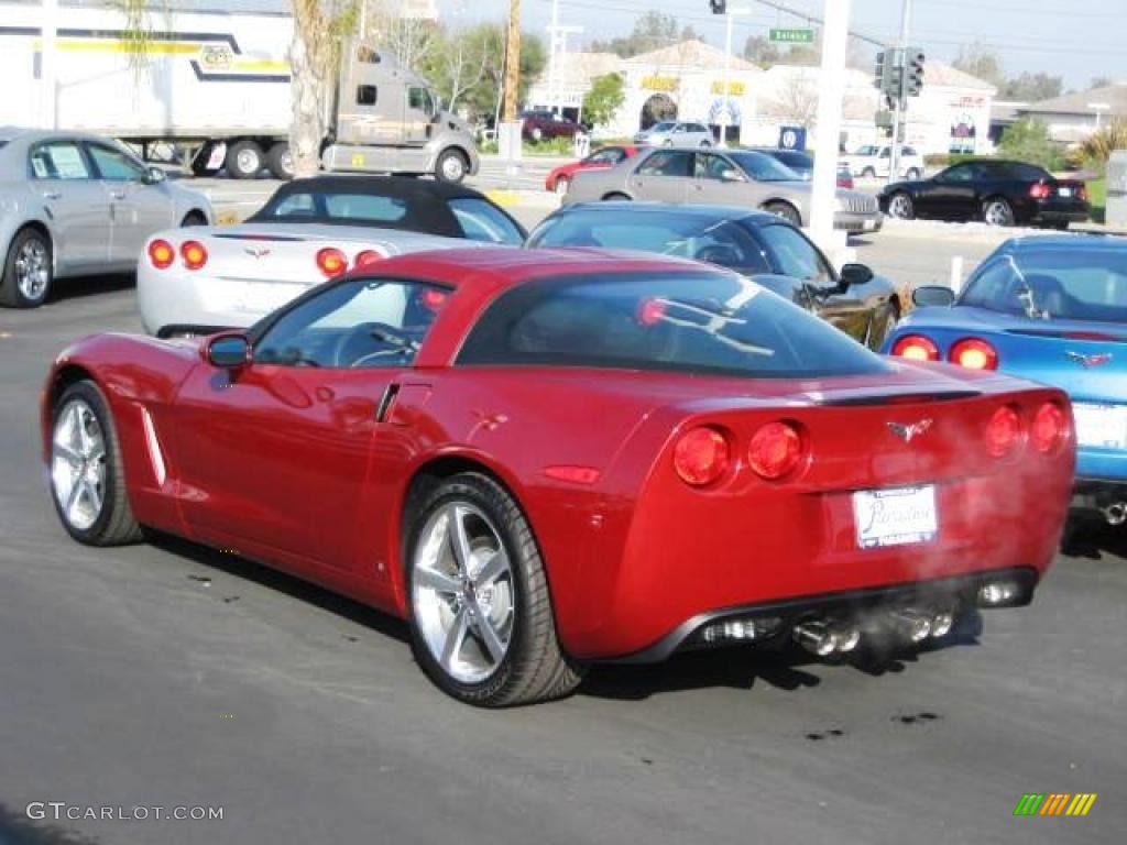 2009 Corvette Coupe - Crystal Red Metallic / Ebony photo #3