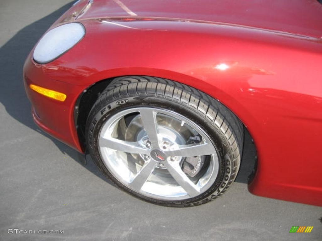 2009 Corvette Coupe - Crystal Red Metallic / Ebony photo #5