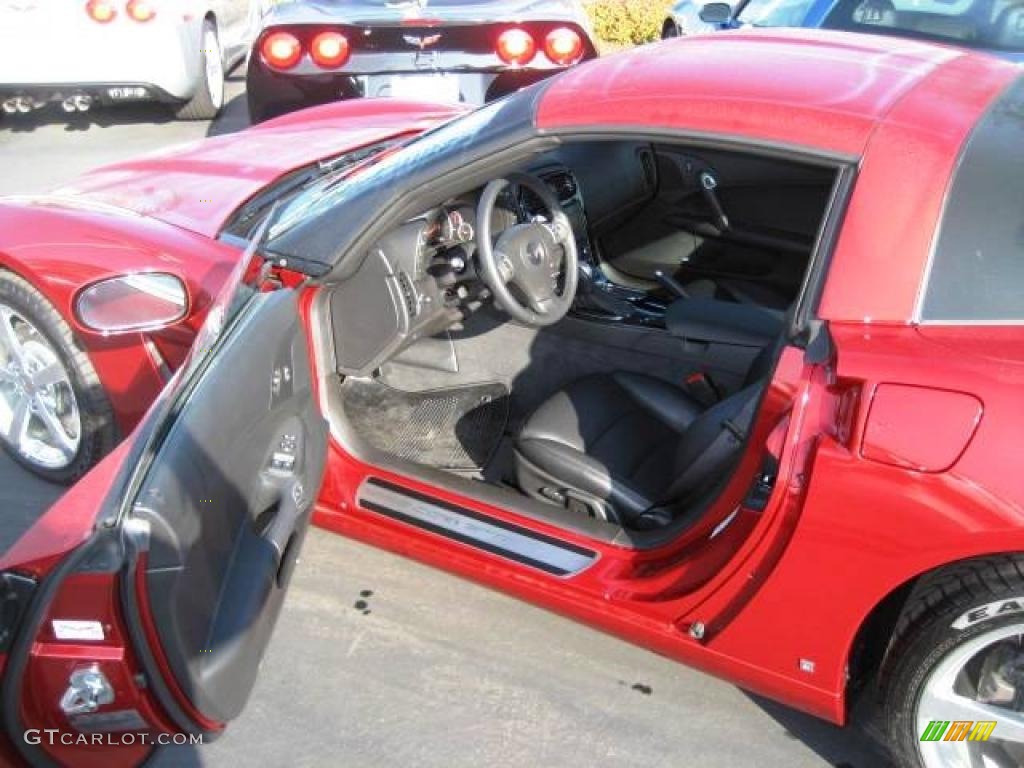 2009 Corvette Coupe - Crystal Red Metallic / Ebony photo #6