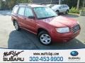 Garnet Red Pearl 2006 Subaru Forester 2.5 X