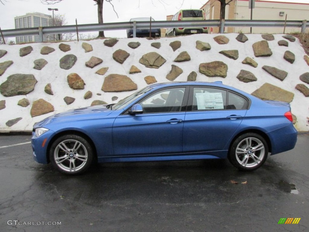Estoril Blue 2015 BMW 3 Series 335i xDrive Sedan Exterior Photo #100196885