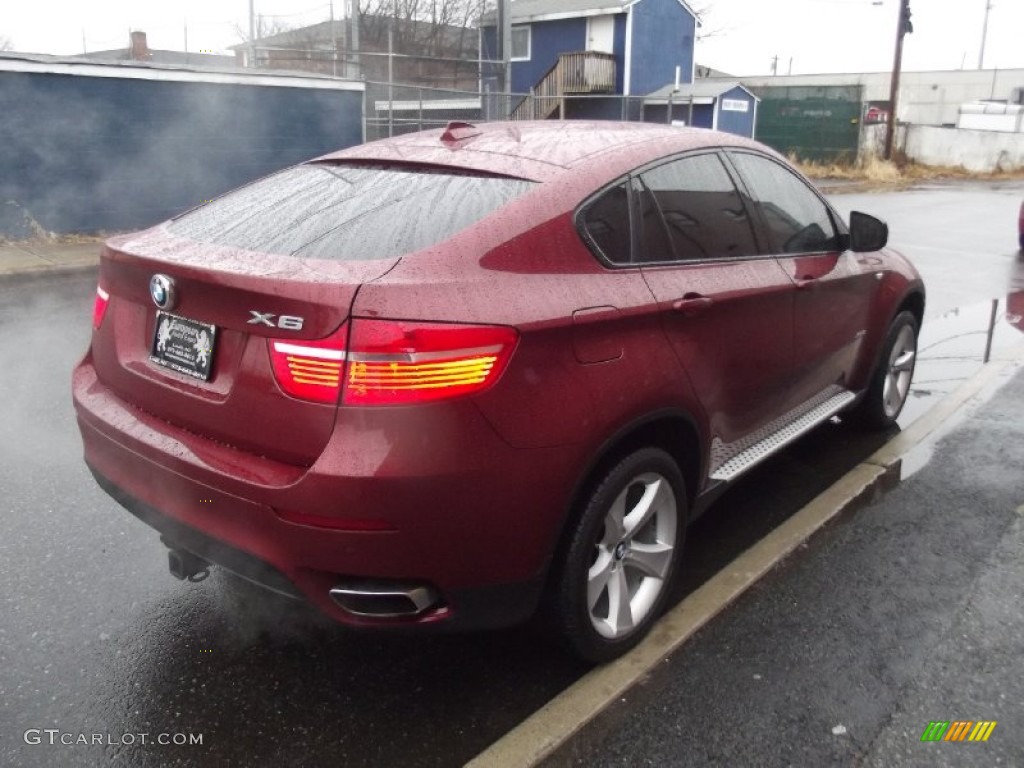 2010 X6 xDrive50i - Vermilion Red Metallic / Sand Beige photo #4