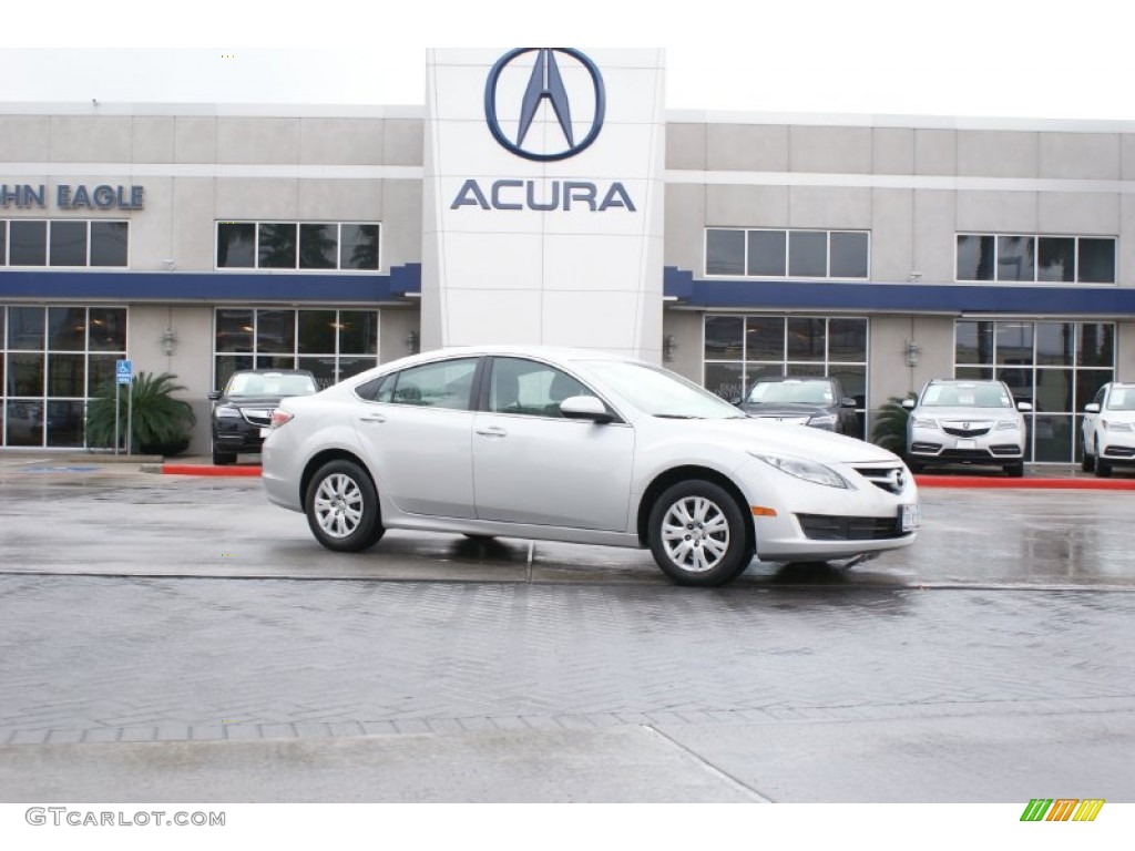 2010 MAZDA6 i Sport Sedan - Brilliant Silver Metallic / Black photo #1