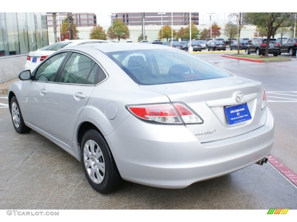 2010 MAZDA6 i Sport Sedan - Brilliant Silver Metallic / Black photo #6