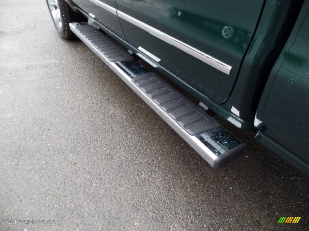 2015 Silverado 1500 LTZ Double Cab 4x4 - Rainforest Green Metallic / Cocoa/Dune photo #9