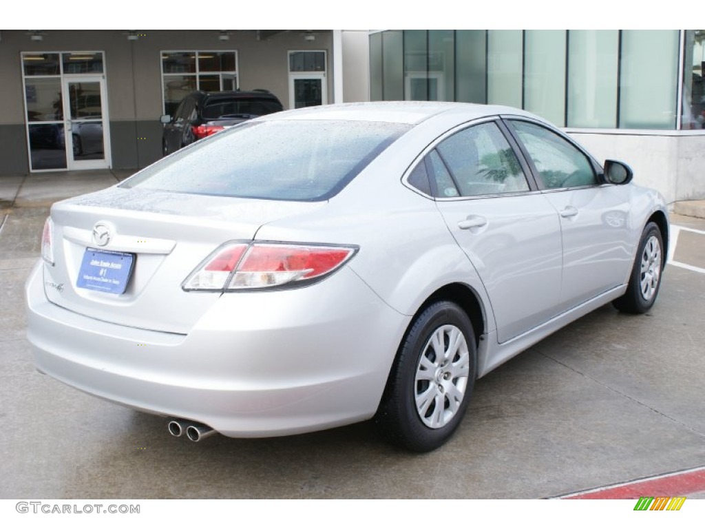 2010 MAZDA6 i Sport Sedan - Brilliant Silver Metallic / Black photo #8