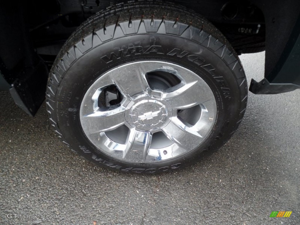 2015 Silverado 1500 LTZ Double Cab 4x4 - Rainforest Green Metallic / Cocoa/Dune photo #10