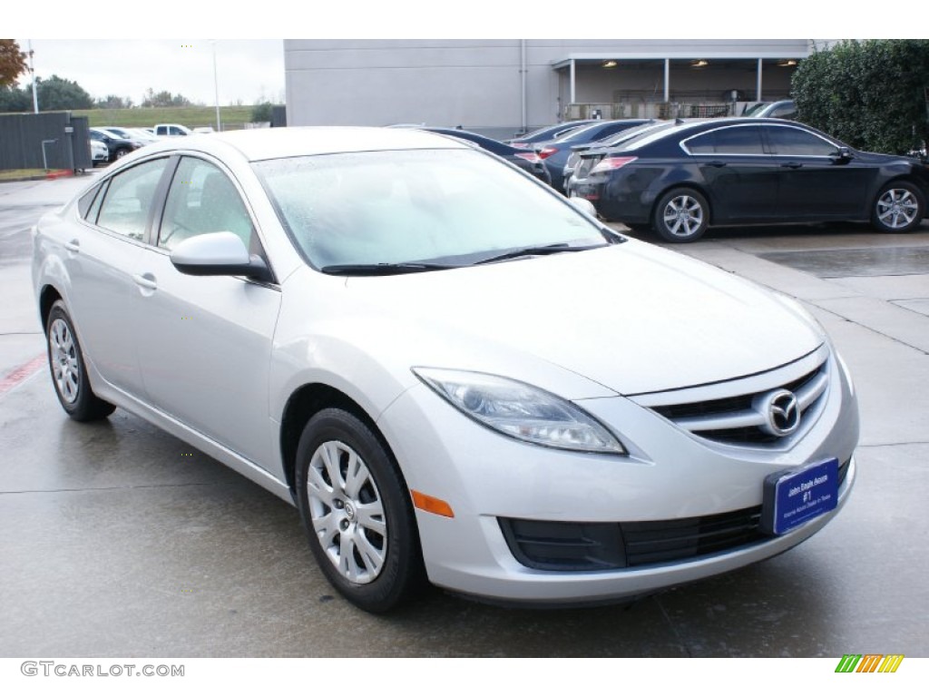2010 MAZDA6 i Sport Sedan - Brilliant Silver Metallic / Black photo #10