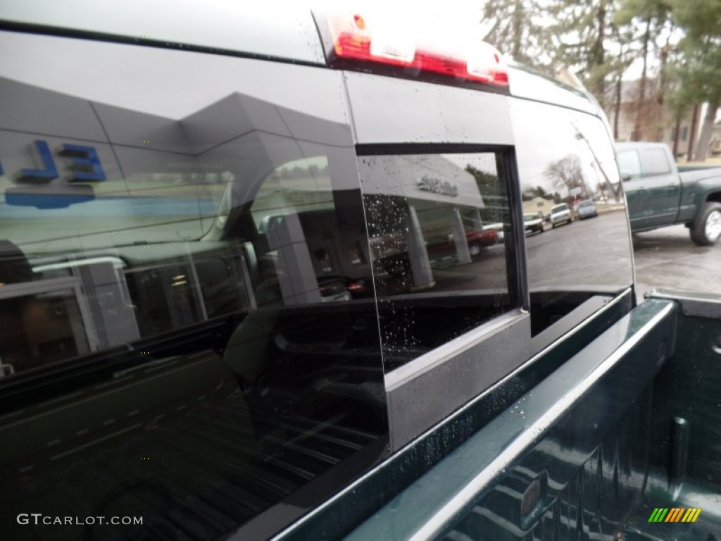 2015 Silverado 1500 LTZ Double Cab 4x4 - Rainforest Green Metallic / Cocoa/Dune photo #12