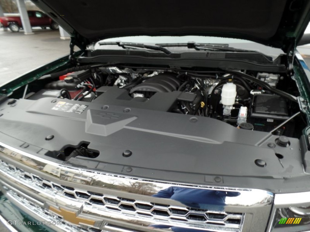 2015 Silverado 1500 LTZ Double Cab 4x4 - Rainforest Green Metallic / Cocoa/Dune photo #21