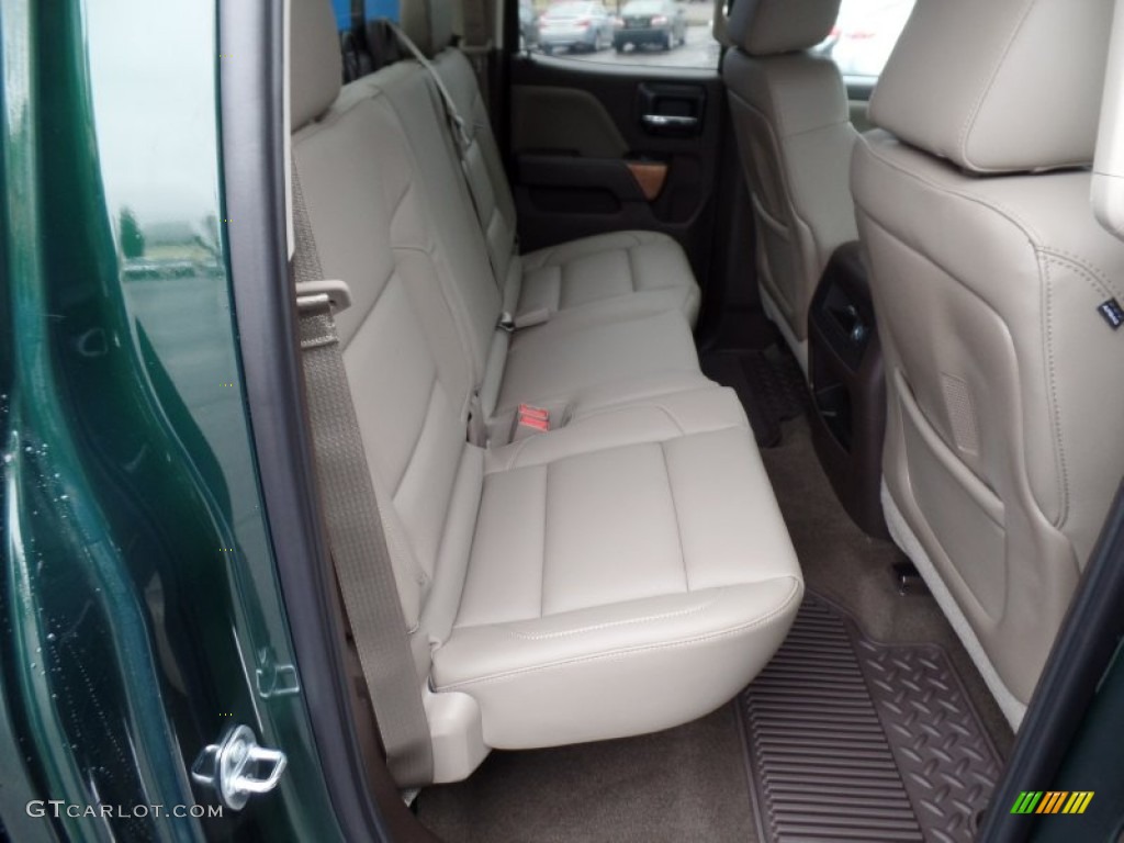 2015 Silverado 1500 LTZ Double Cab 4x4 - Rainforest Green Metallic / Cocoa/Dune photo #28