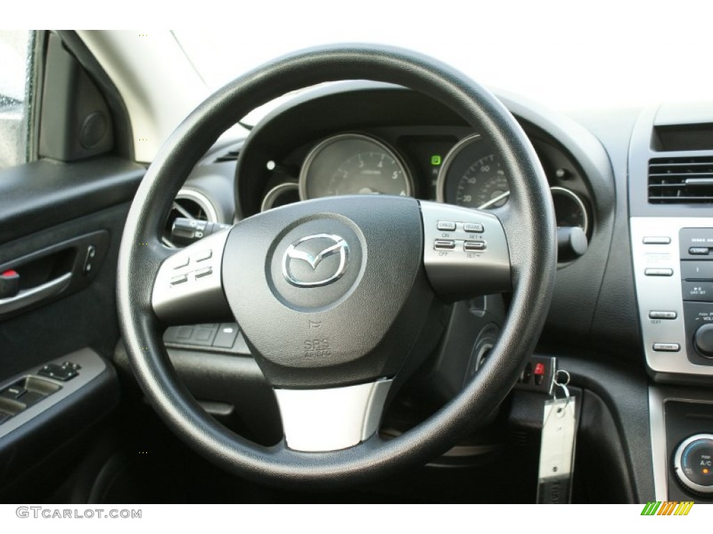 2010 MAZDA6 i Sport Sedan - Brilliant Silver Metallic / Black photo #28