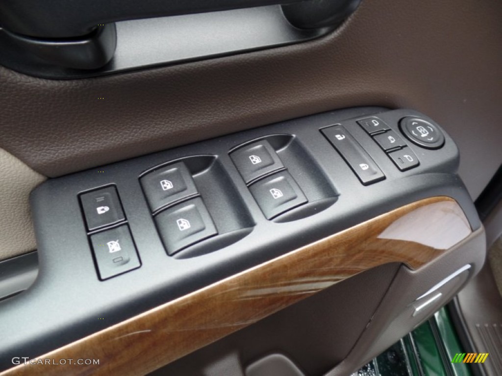 2015 Silverado 1500 LTZ Double Cab 4x4 - Rainforest Green Metallic / Cocoa/Dune photo #36