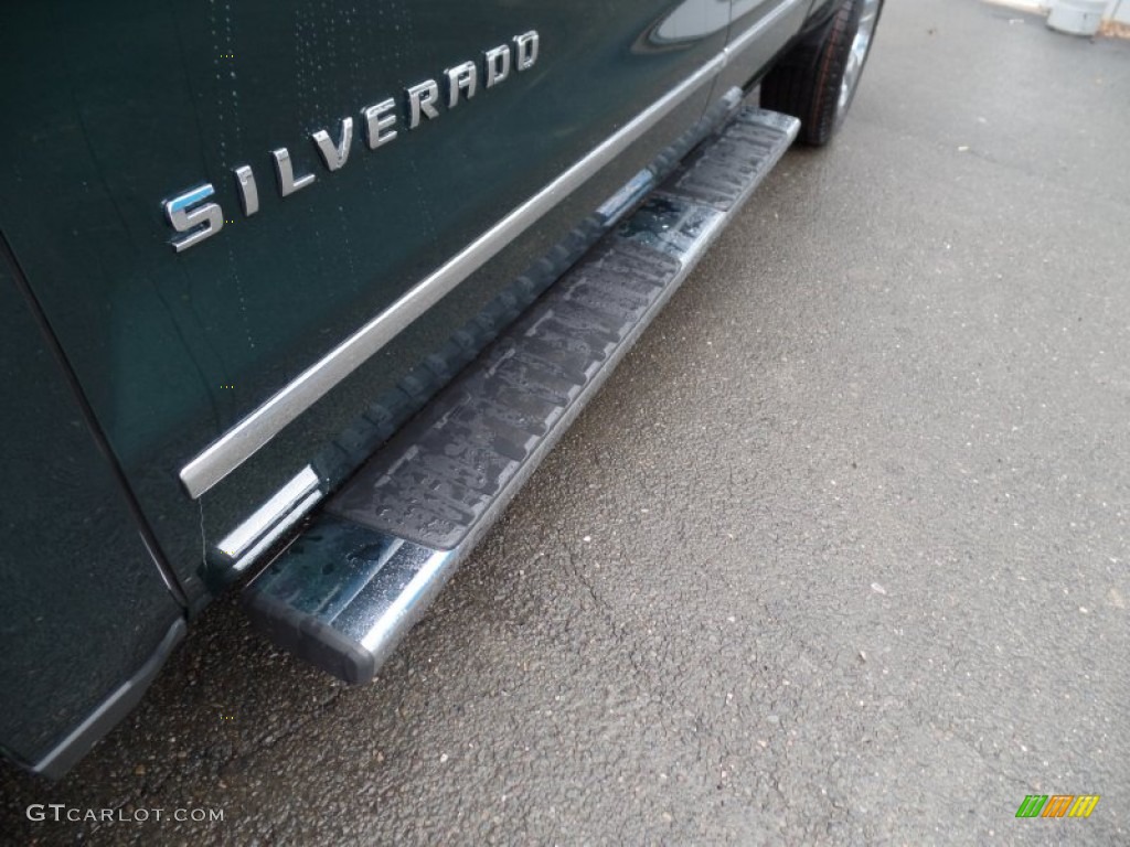 2015 Silverado 1500 LTZ Double Cab 4x4 - Rainforest Green Metallic / Cocoa/Dune photo #10