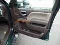 Cocoa/Dune 2015 Chevrolet Silverado 1500 LTZ Double Cab 4x4 Door Panel