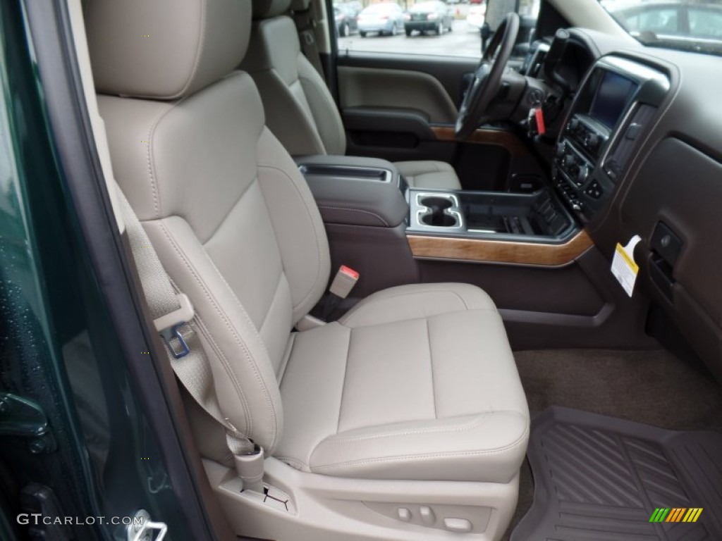 Cocoa/Dune Interior 2015 Chevrolet Silverado 1500 LTZ Double Cab 4x4 Photo #100200320