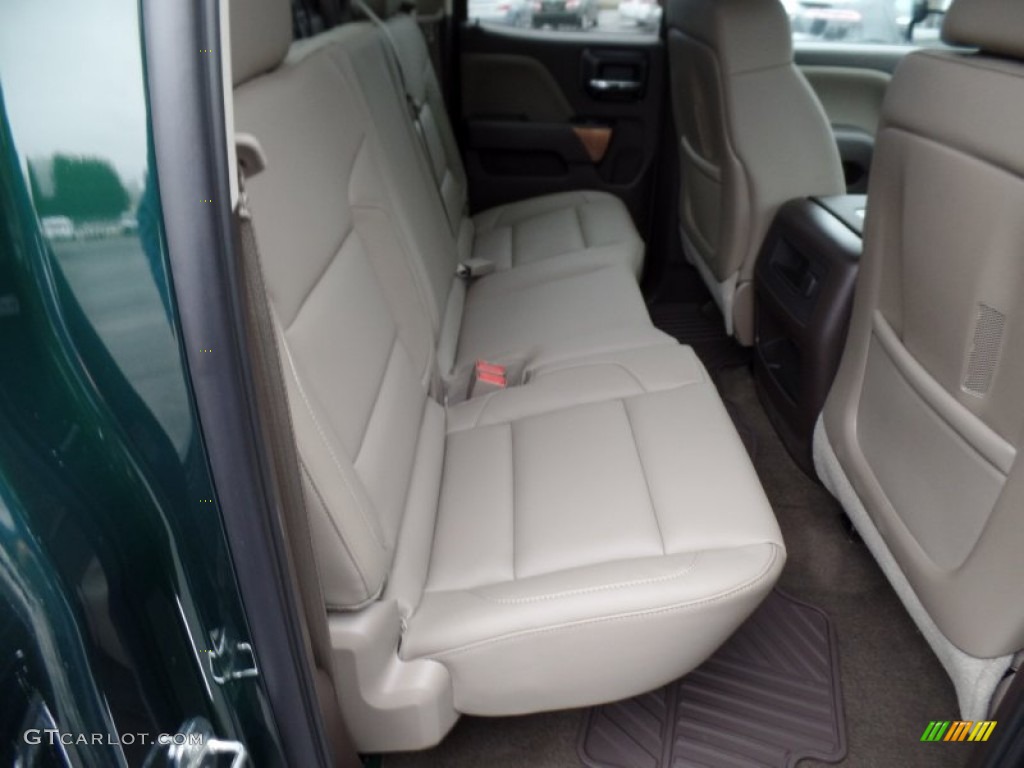 Cocoa/Dune Interior 2015 Chevrolet Silverado 1500 LTZ Double Cab 4x4 Photo #100200398