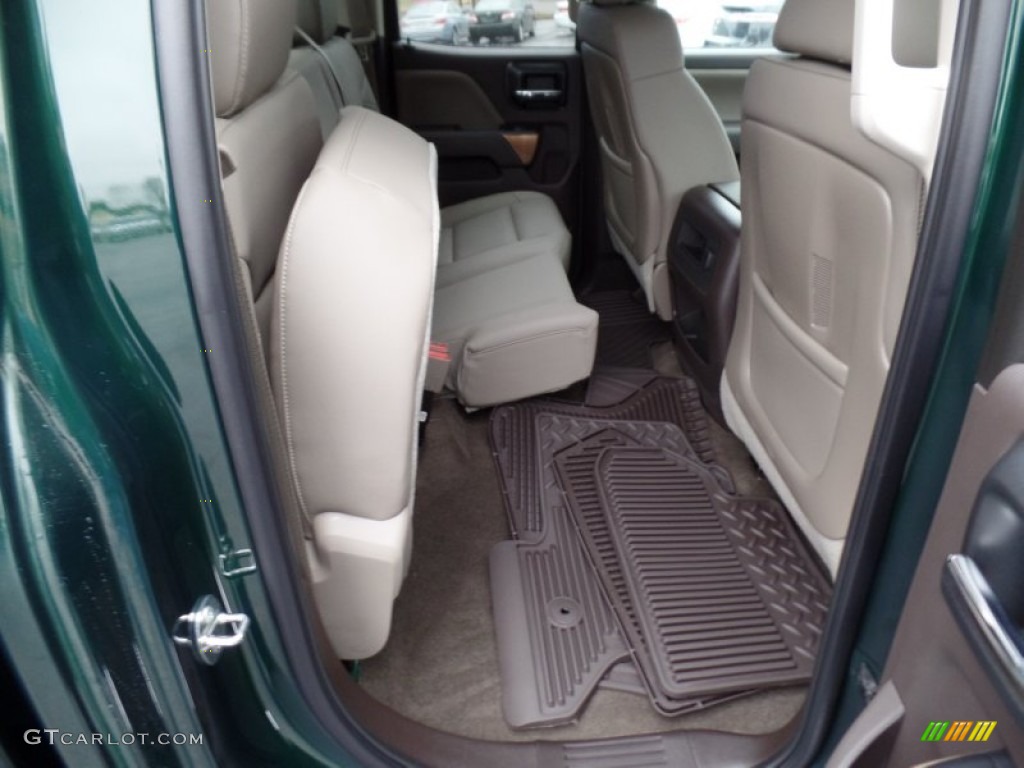 Cocoa/Dune Interior 2015 Chevrolet Silverado 1500 LTZ Double Cab 4x4 Photo #100200411