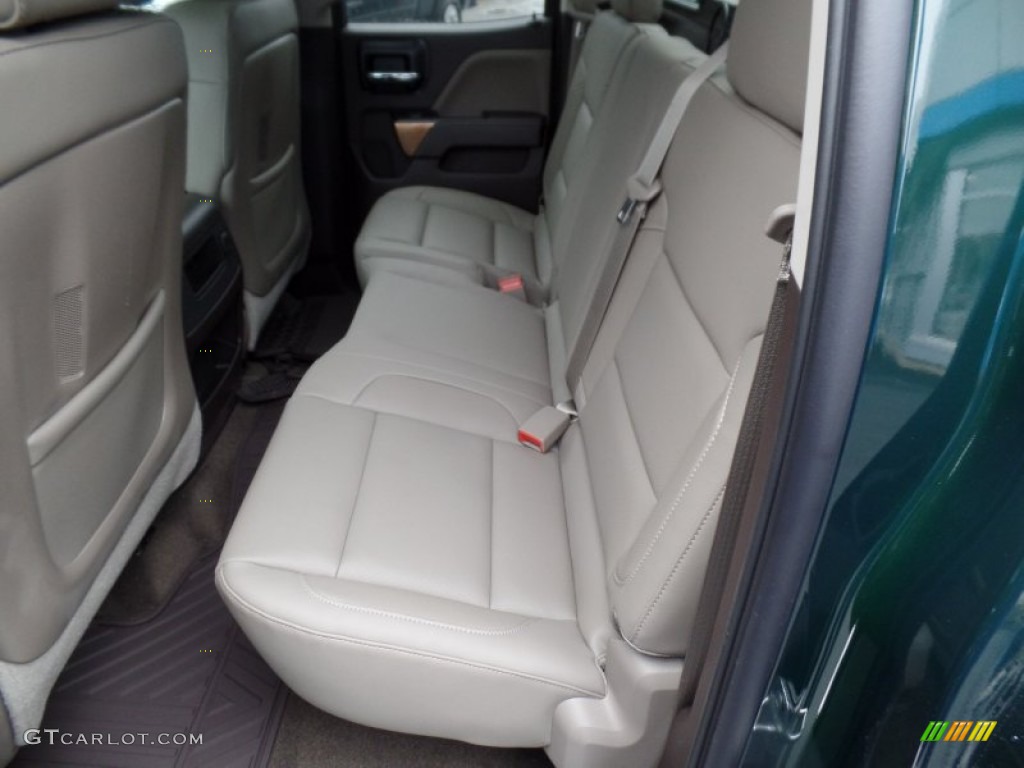 2015 Chevrolet Silverado 1500 LTZ Double Cab 4x4 Rear Seat Photo #100200449