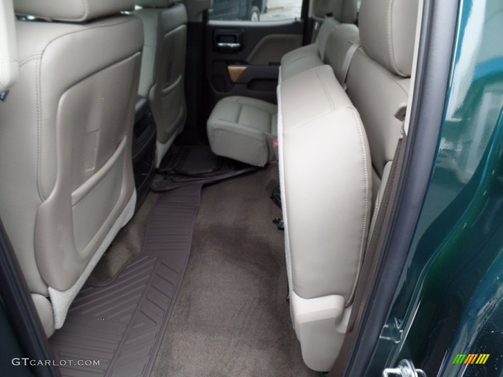Cocoa/Dune Interior 2015 Chevrolet Silverado 1500 LTZ Double Cab 4x4 Photo #100200467
