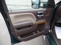Cocoa/Dune 2015 Chevrolet Silverado 1500 LTZ Double Cab 4x4 Door Panel