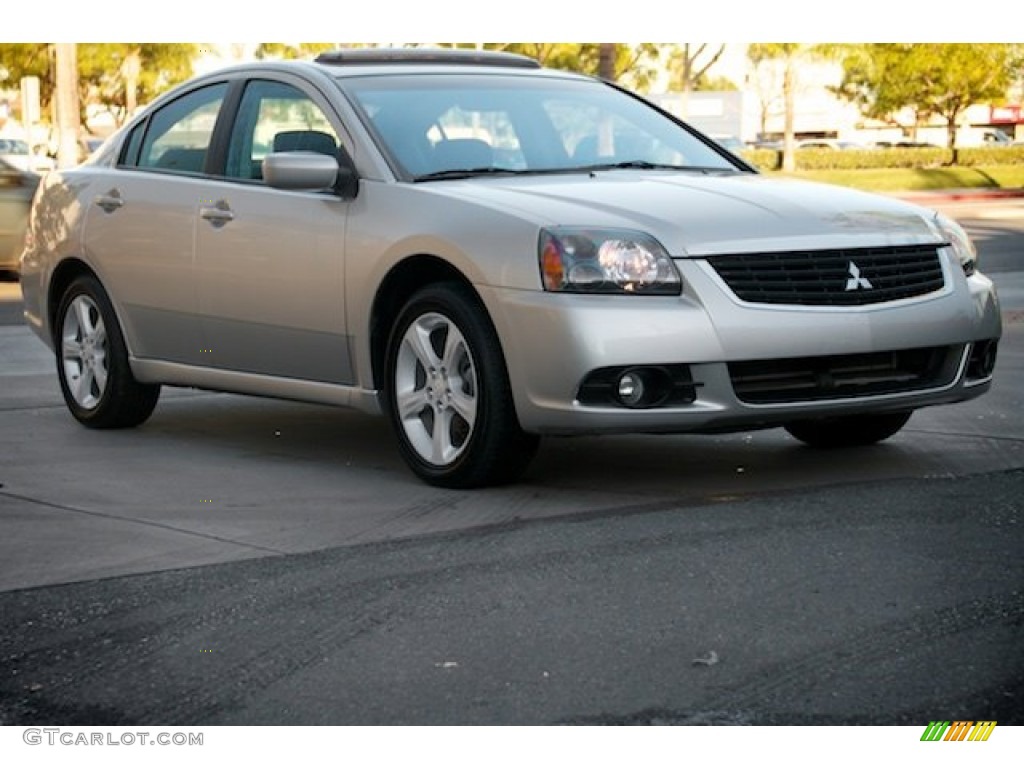 2009 Galant ES - Quick Silver Pearl / Medium Gray photo #1