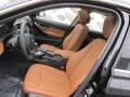 2015 BMW 3 Series Saddle Brown Interior Front Seat Photo