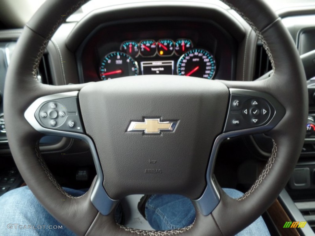 2015 Silverado 1500 LTZ Double Cab 4x4 - Rainforest Green Metallic / Cocoa/Dune photo #56