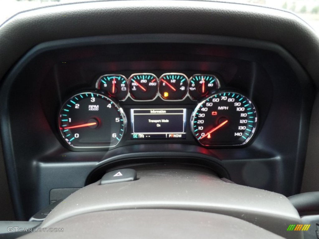 2015 Chevrolet Silverado 1500 LTZ Double Cab 4x4 Gauges Photo #100201064