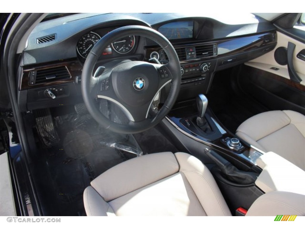 2011 3 Series 335i Sedan - Jet Black / Oyster/Black Dakota Leather photo #9