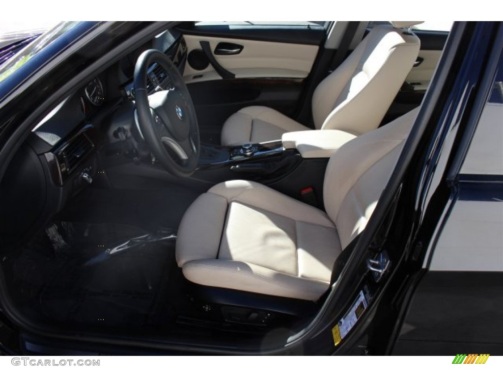 2011 3 Series 335i Sedan - Jet Black / Oyster/Black Dakota Leather photo #12