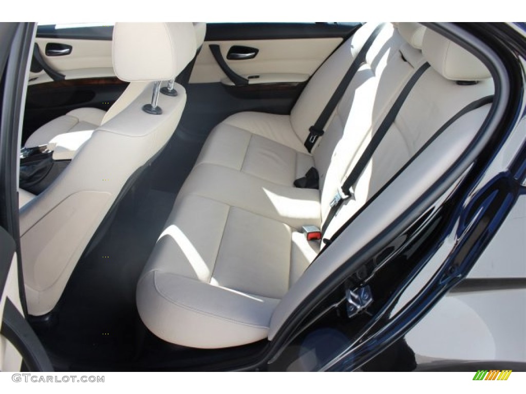 2011 3 Series 335i Sedan - Jet Black / Oyster/Black Dakota Leather photo #13