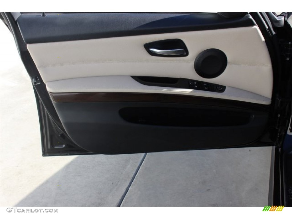 2011 3 Series 335i Sedan - Jet Black / Oyster/Black Dakota Leather photo #15