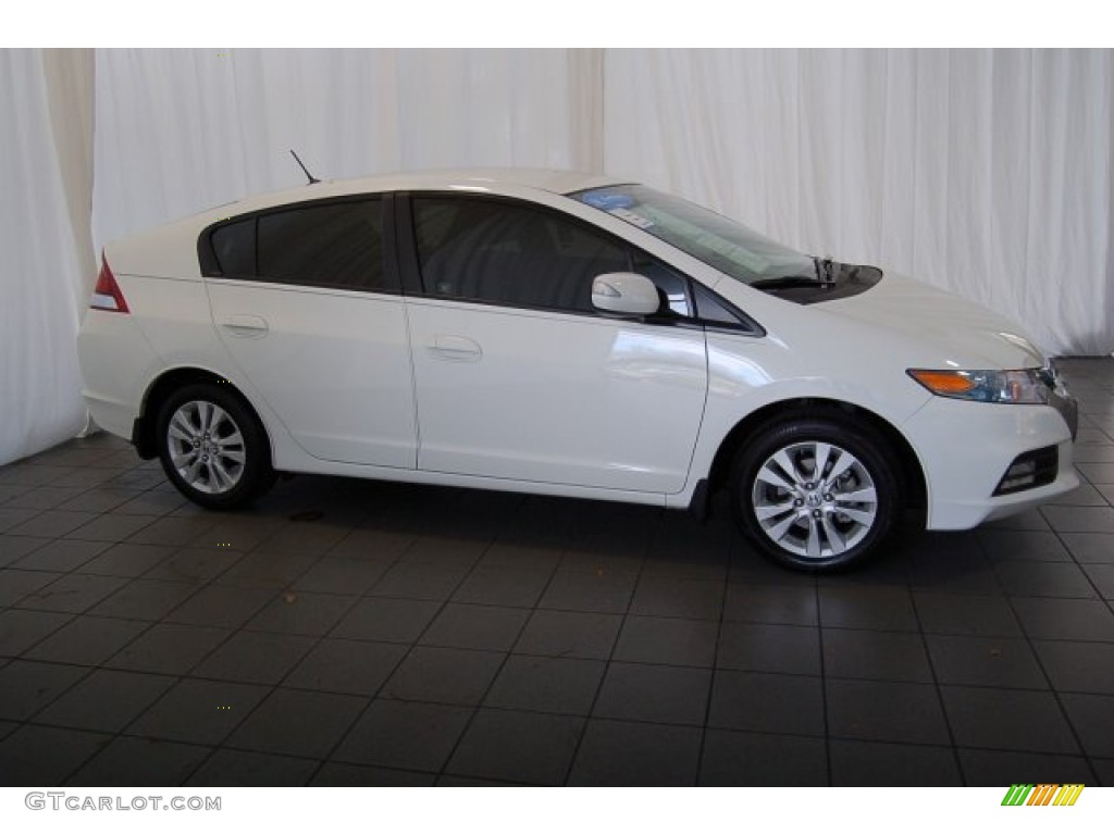 Taffeta White 2013 Honda Insight EX Hybrid Exterior Photo #100201838