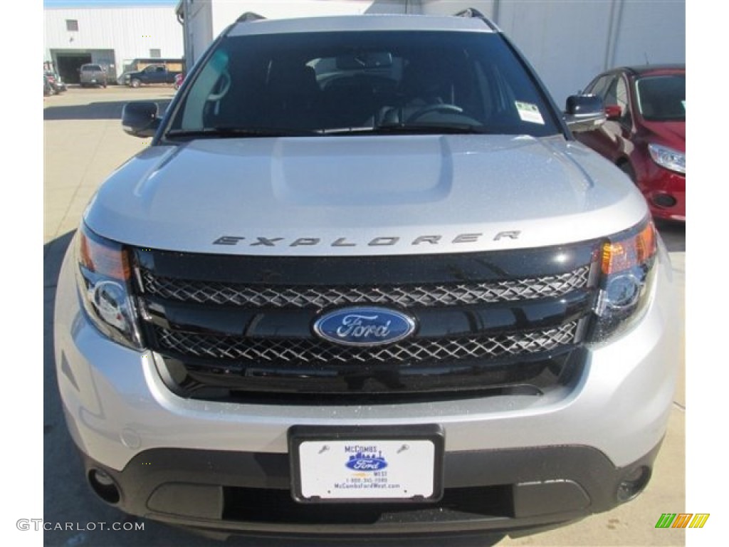 2015 Explorer Sport 4WD - Ingot Silver / Sport Charcoal Black photo #4