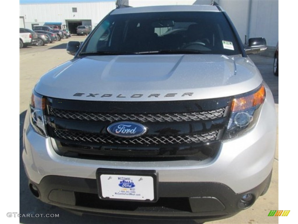 2015 Explorer Sport 4WD - Ingot Silver / Sport Charcoal Black photo #5
