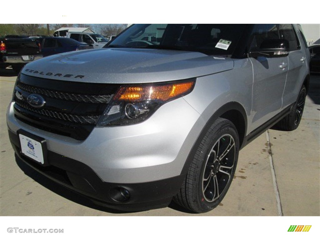 2015 Explorer Sport 4WD - Ingot Silver / Sport Charcoal Black photo #6