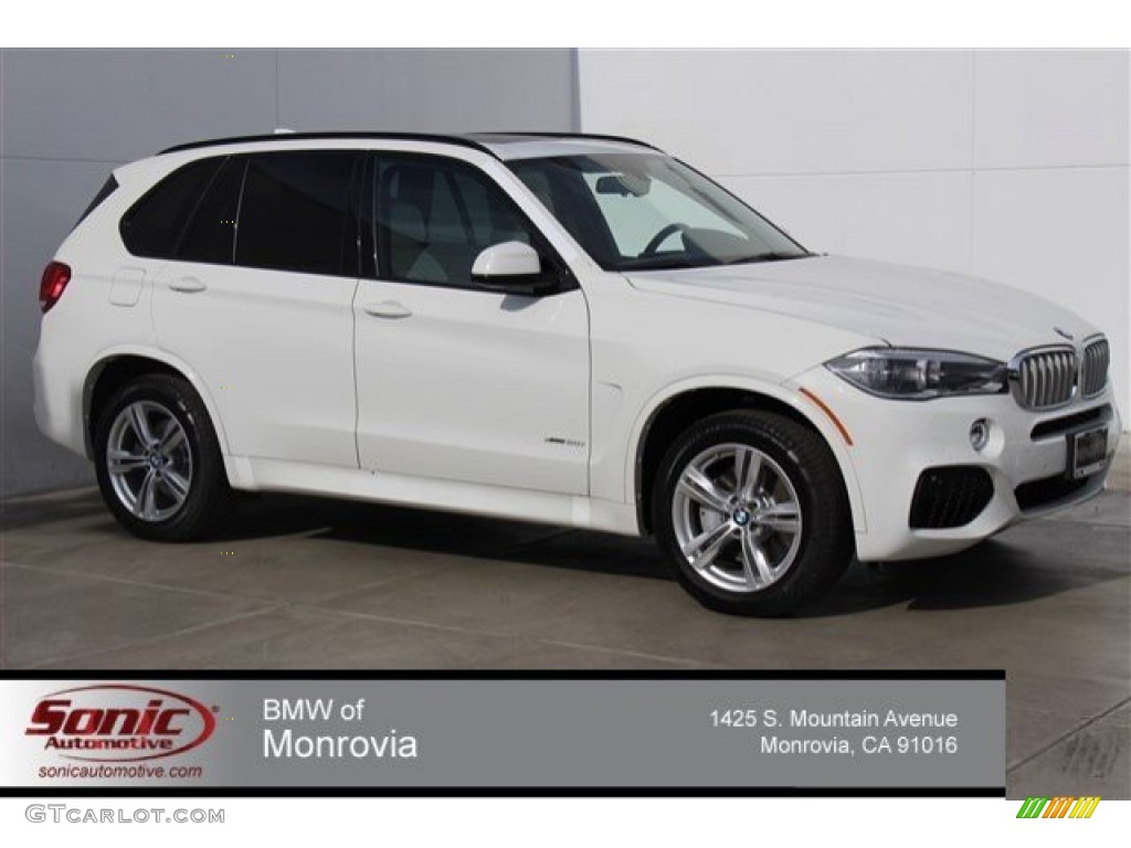 2015 X5 xDrive50i - Alpine White / Ivory White photo #1