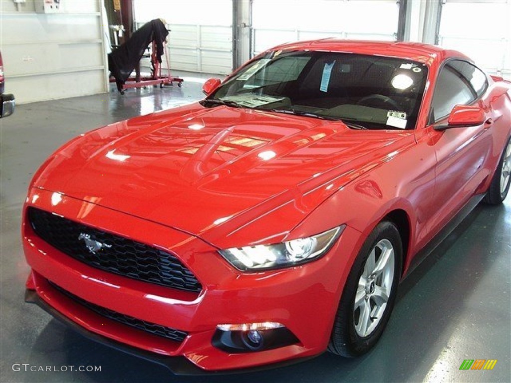 2015 Mustang EcoBoost Coupe - Race Red / Ebony photo #3