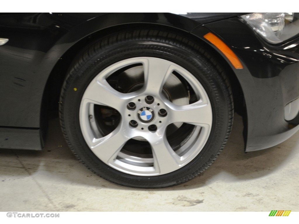 2009 3 Series 328i Convertible - Black Sapphire Metallic / Saddle Brown Dakota Leather photo #3