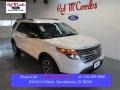 2015 White Platinum Ford Explorer XLT  photo #1