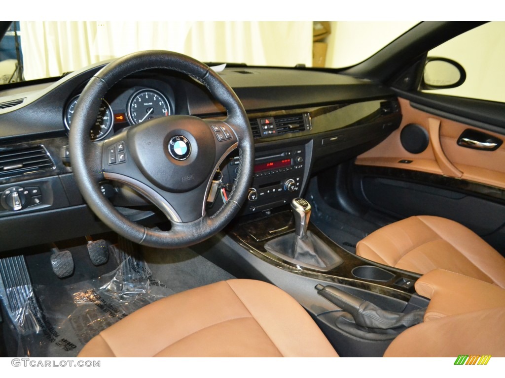 2009 3 Series 328i Convertible - Black Sapphire Metallic / Saddle Brown Dakota Leather photo #12
