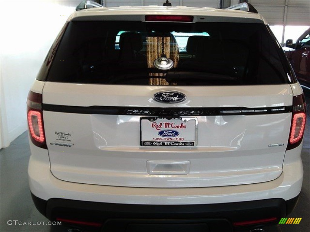 2015 Explorer XLT - White Platinum / Charcoal Black photo #54