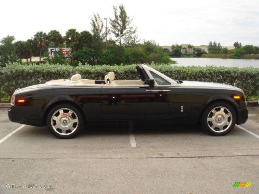 2008 Phantom Drophead Coupe  - Diamond Black / Light Creme photo #13