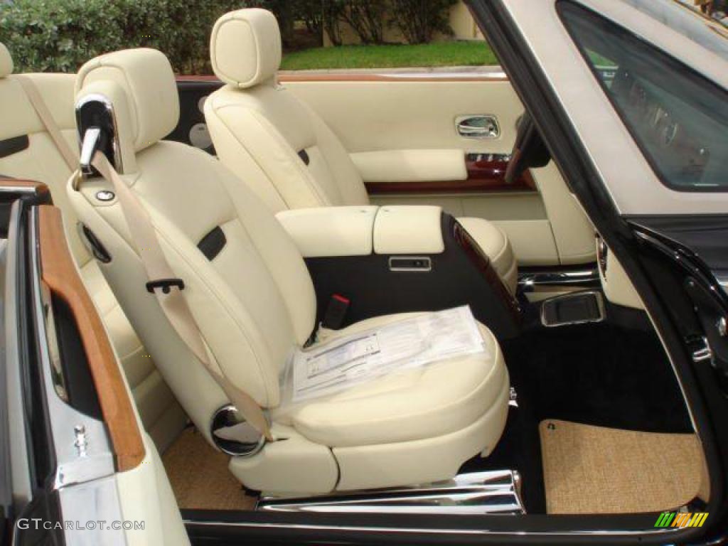 2008 Phantom Drophead Coupe  - Diamond Black / Light Creme photo #18